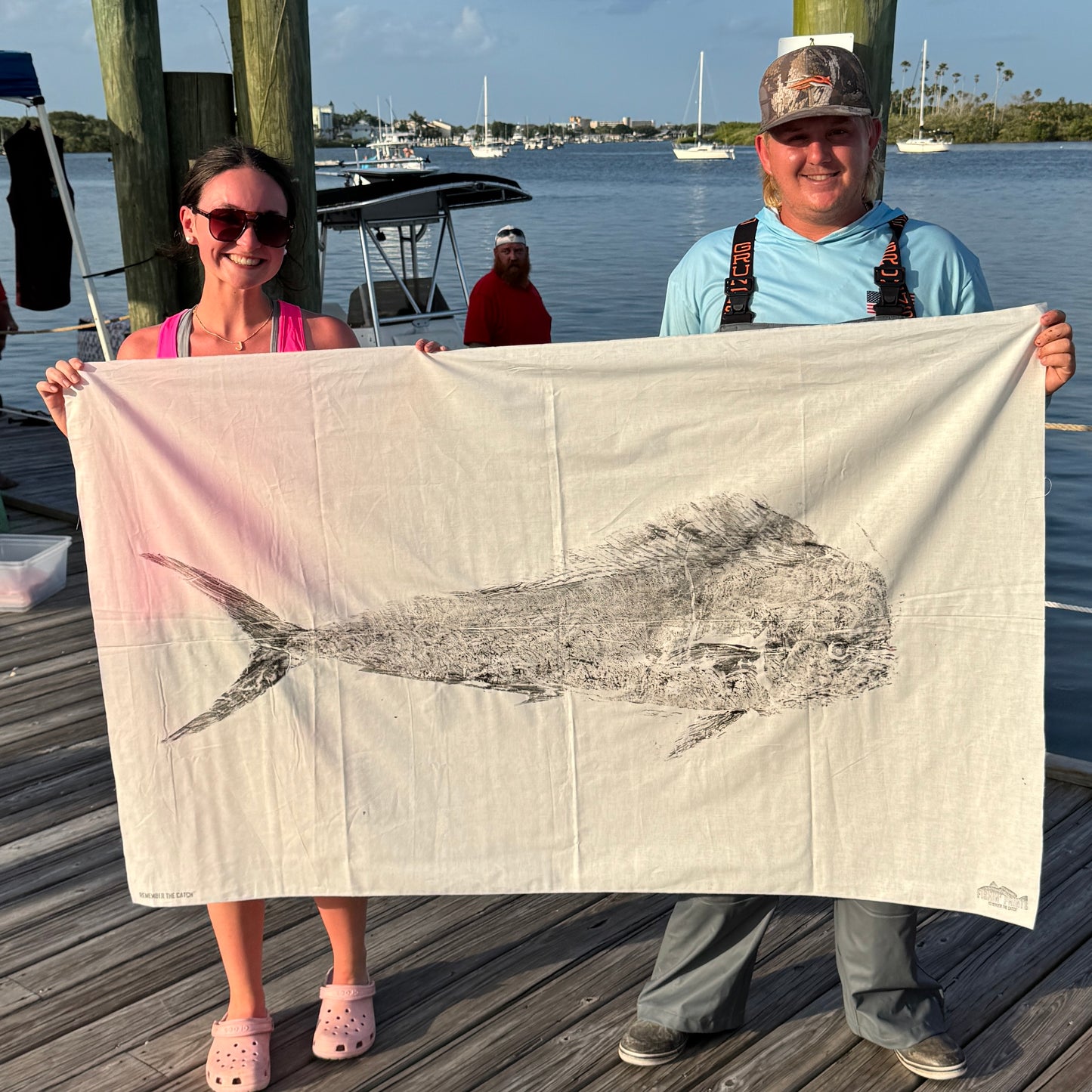 Fishin' Prints Pelagic Pack DIY Gyotaku fish printing kit (60X36 inch sheets of cloth)