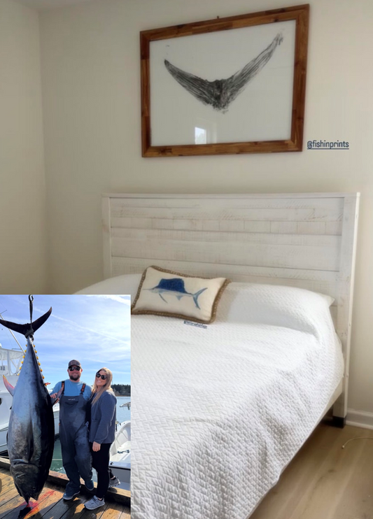 Fishin' Prints Pelagic Pack DIY Gyotaku fish printing kit (60X36 inch sheets of cloth)